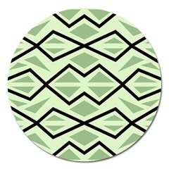 Abstract pattern geometric backgrounds Magnet 5  (Round)