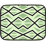 Abstract pattern geometric backgrounds Double Sided Fleece Blanket (Mini)  35 x27  Blanket Back