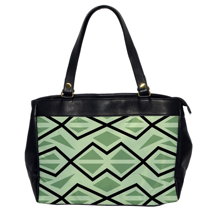 Abstract pattern geometric backgrounds Oversize Office Handbag