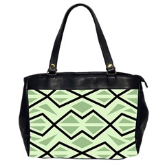 Abstract pattern geometric backgrounds Oversize Office Handbag (2 Sides)