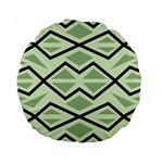 Abstract pattern geometric backgrounds Standard 15  Premium Round Cushions Front