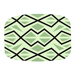 Abstract Pattern Geometric Backgrounds Mini Square Pill Box by Eskimos