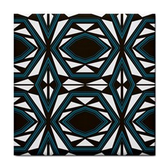 Abstract Pattern Geometric Backgrounds Tile Coaster by Eskimos