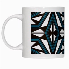 Abstract Pattern Geometric Backgrounds White Mug by Eskimos