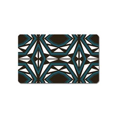 Abstract Pattern Geometric Backgrounds Magnet (name Card) by Eskimos