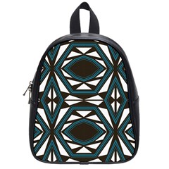 Abstract Pattern Geometric Backgrounds School Bag (small) by Eskimos