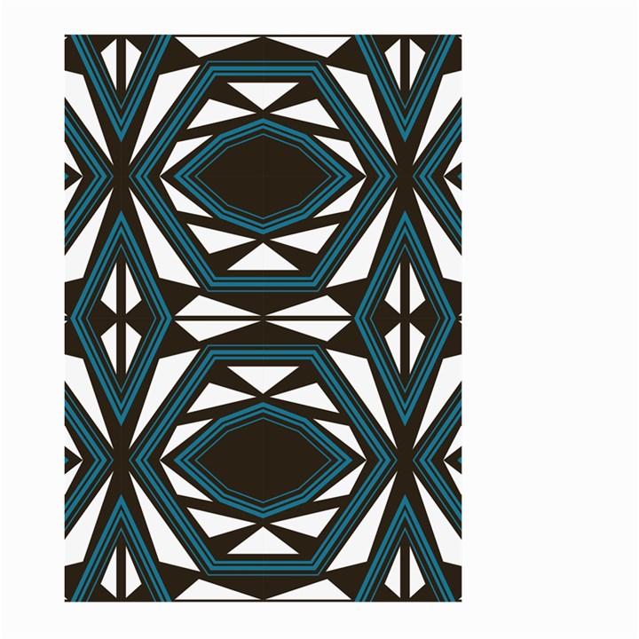 Abstract pattern geometric backgrounds Large Garden Flag (Two Sides)