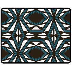 Abstract Pattern Geometric Backgrounds Double Sided Fleece Blanket (medium)  by Eskimos