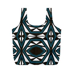 Abstract Pattern Geometric Backgrounds Full Print Recycle Bag (m) by Eskimos