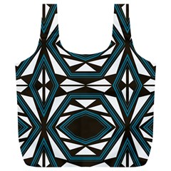 Abstract Pattern Geometric Backgrounds Full Print Recycle Bag (xl) by Eskimos