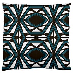 Abstract Pattern Geometric Backgrounds Standard Flano Cushion Case (one Side) by Eskimos