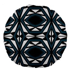 Abstract Pattern Geometric Backgrounds Large 18  Premium Flano Round Cushions by Eskimos