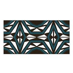 Abstract Pattern Geometric Backgrounds Satin Shawl by Eskimos