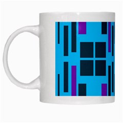 Abstract Pattern Geometric Backgrounds White Mug by Eskimos