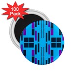 Abstract pattern geometric backgrounds 2.25  Magnets (100 pack)  Front