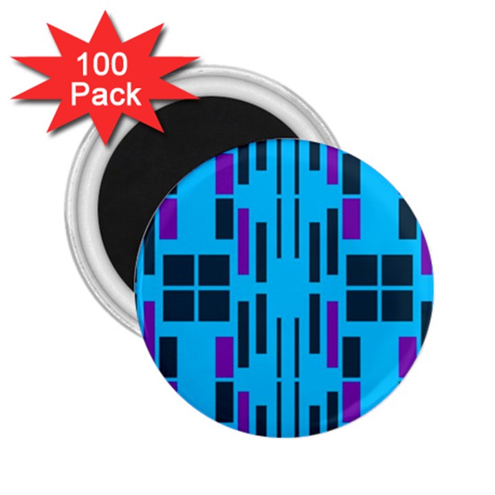 Abstract pattern geometric backgrounds 2.25  Magnets (100 pack) 