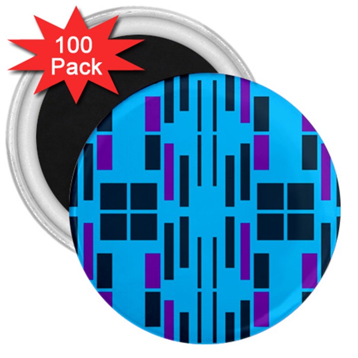 Abstract pattern geometric backgrounds 3  Magnets (100 pack)