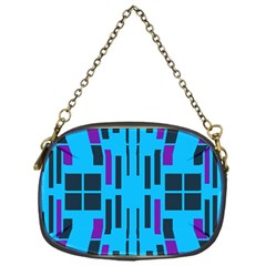 Abstract Pattern Geometric Backgrounds Chain Purse (one Side) by Eskimos