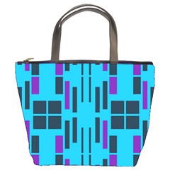 Abstract Pattern Geometric Backgrounds Bucket Bag by Eskimos