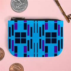 Abstract Pattern Geometric Backgrounds Mini Coin Purse by Eskimos