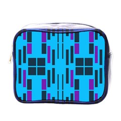 Abstract Pattern Geometric Backgrounds Mini Toiletries Bag (one Side) by Eskimos