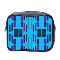 Abstract Pattern Geometric Backgrounds Mini Toiletries Bag (two Sides) by Eskimos