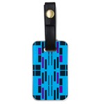 Abstract pattern geometric backgrounds Luggage Tag (one side) Front