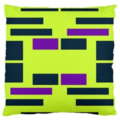 Abstract pattern geometric backgrounds Standard Flano Cushion Case (One Side)