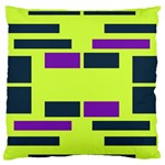 Abstract pattern geometric backgrounds Large Flano Cushion Case (Two Sides) Front