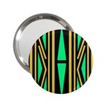 Abstract pattern geometric backgrounds 2.25  Handbag Mirrors Front