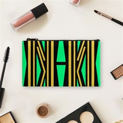 Abstract Pattern Geometric Backgrounds Cosmetic Bag (small) by Eskimos