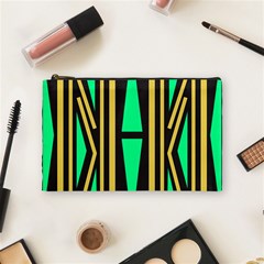 Abstract Pattern Geometric Backgrounds Cosmetic Bag (medium) by Eskimos