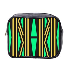 Abstract Pattern Geometric Backgrounds Mini Toiletries Bag (two Sides) by Eskimos