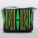 Abstract pattern geometric backgrounds Messenger Bag Front