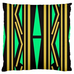 Abstract Pattern Geometric Backgrounds Large Cushion Case (one Side) by Eskimos