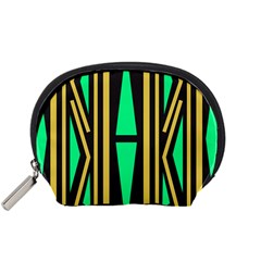 Abstract Pattern Geometric Backgrounds Accessory Pouch (small) by Eskimos