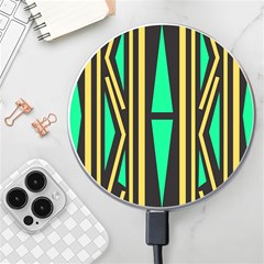 Abstract Pattern Geometric Backgrounds Wireless Charger by Eskimos