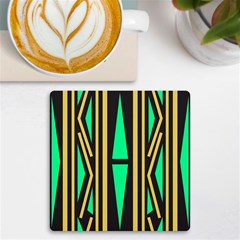 Abstract Pattern Geometric Backgrounds Uv Print Square Tile Coaster 