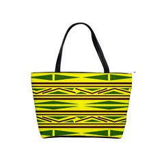 Abstract Pattern Geometric Backgrounds Classic Shoulder Handbag by Eskimos