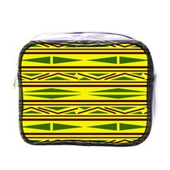 Abstract Pattern Geometric Backgrounds Mini Toiletries Bag (one Side) by Eskimos