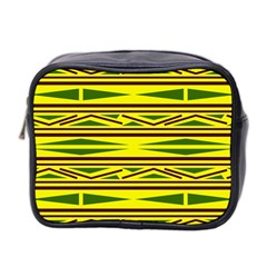 Abstract Pattern Geometric Backgrounds Mini Toiletries Bag (two Sides) by Eskimos