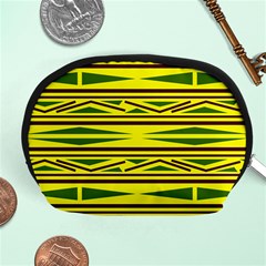 Abstract Pattern Geometric Backgrounds Accessory Pouch (medium) by Eskimos