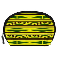 Abstract Pattern Geometric Backgrounds Accessory Pouch (large) by Eskimos