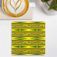 Abstract Pattern Geometric Backgrounds Uv Print Square Tile Coaster  by Eskimos