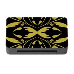 Folk Flowers Print Floral Pattern Ethnic Art Memory Card Reader With Cf by Eskimos