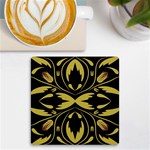 Folk flowers print Floral pattern Ethnic art UV Print Square Tile Coaster  Front