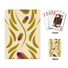 Folk Flowers Print Floral Pattern Ethnic Art Playing Cards Single Design (rectangle) by Eskimos