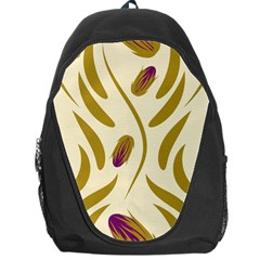 Folk Flowers Print Floral Pattern Ethnic Art Backpack Bag by Eskimos