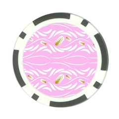 Folk Flowers Print Floral Pattern Ethnic Art Poker Chip Card Guard by Eskimos