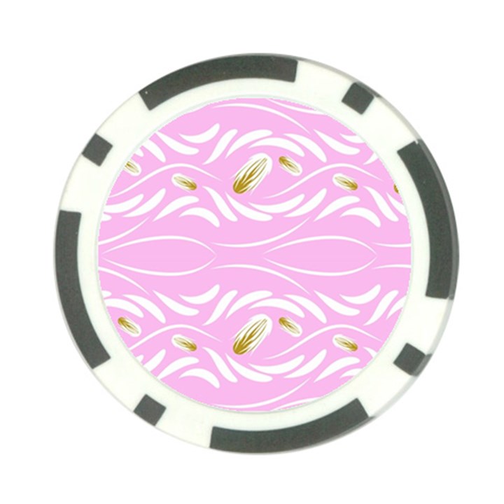 Folk flowers print Floral pattern Ethnic art Poker Chip Card Guard